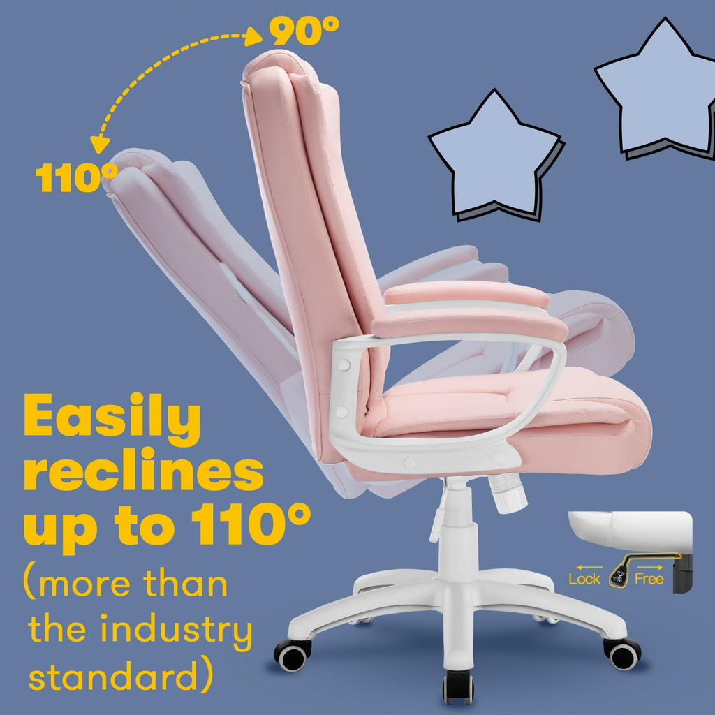 OFIKA Home Office Chair, 400LBS Big and Tall Computer Chair