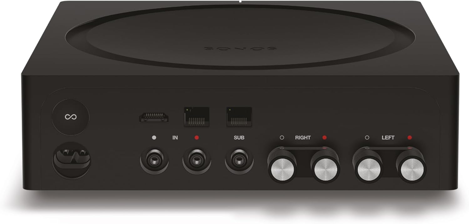 SONOS Amp - Versatile Black Amplifier for All Entertainment