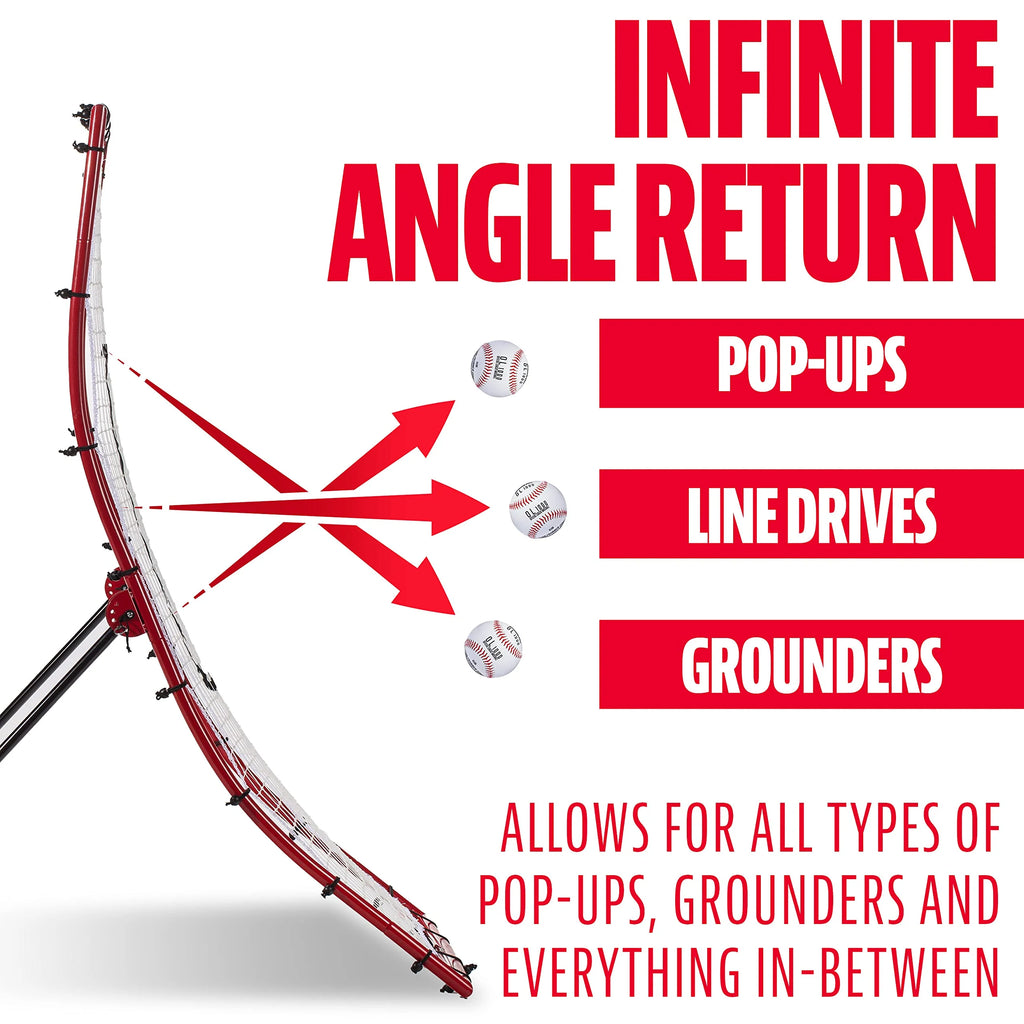 FRANKLIN SPORTS Baseball Rebounder and Pitchback Trainer Net
