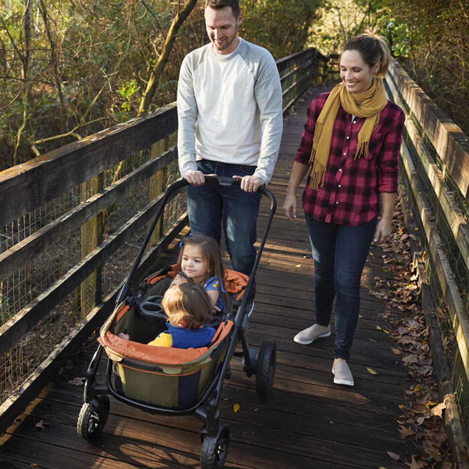EVENFLO Pivot Xplore All-Terrain Stroller Wagon - Gray
