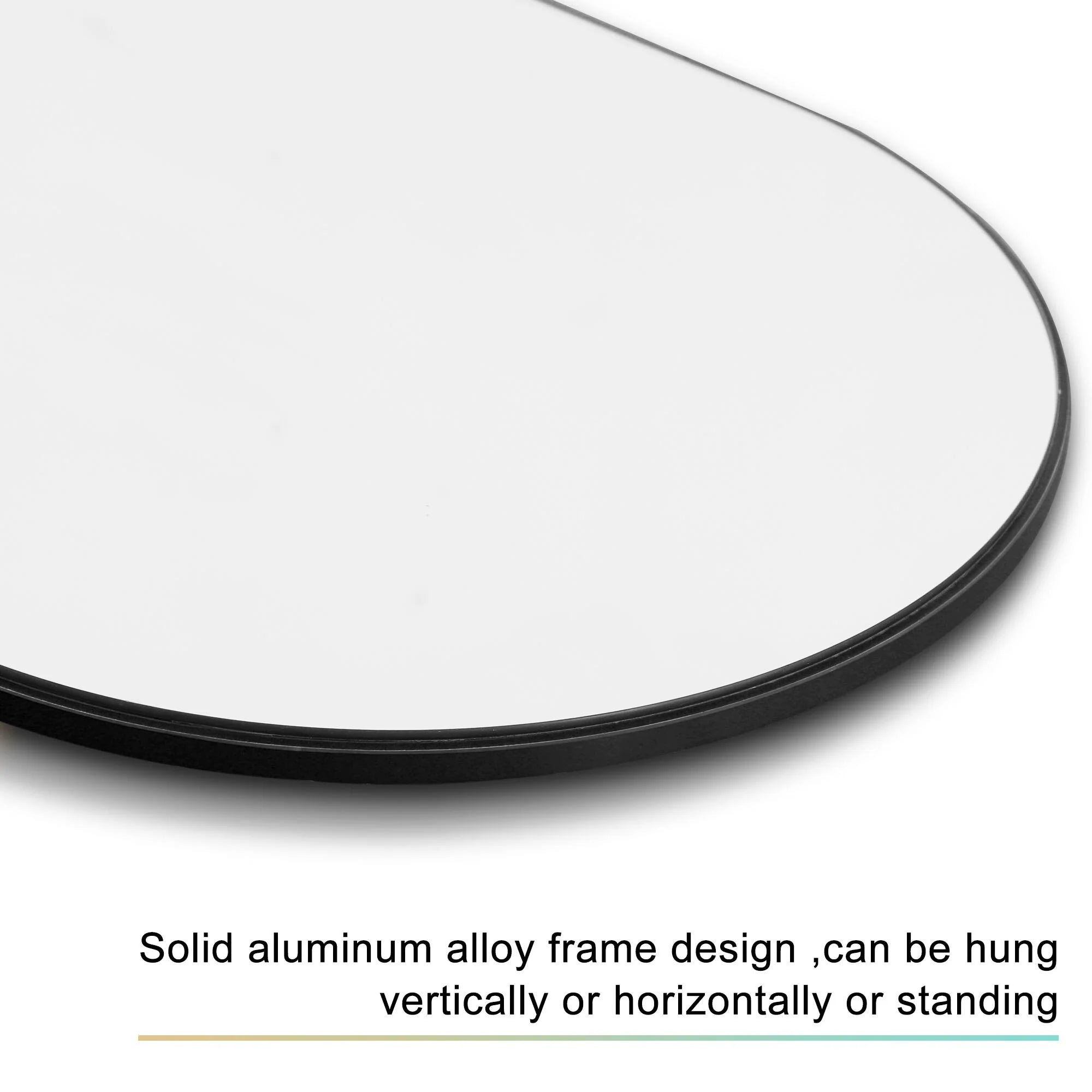 Dovelina Arched Full Length Floor Wall Mirror Standing Mirror