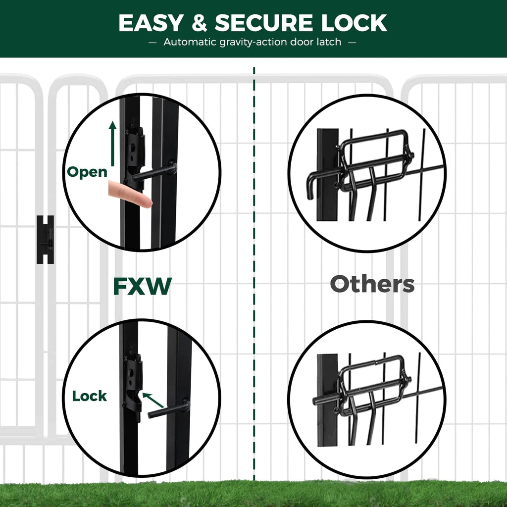 FXW Rollick Unleashed Dog Playpen - 32" for Small Dogs