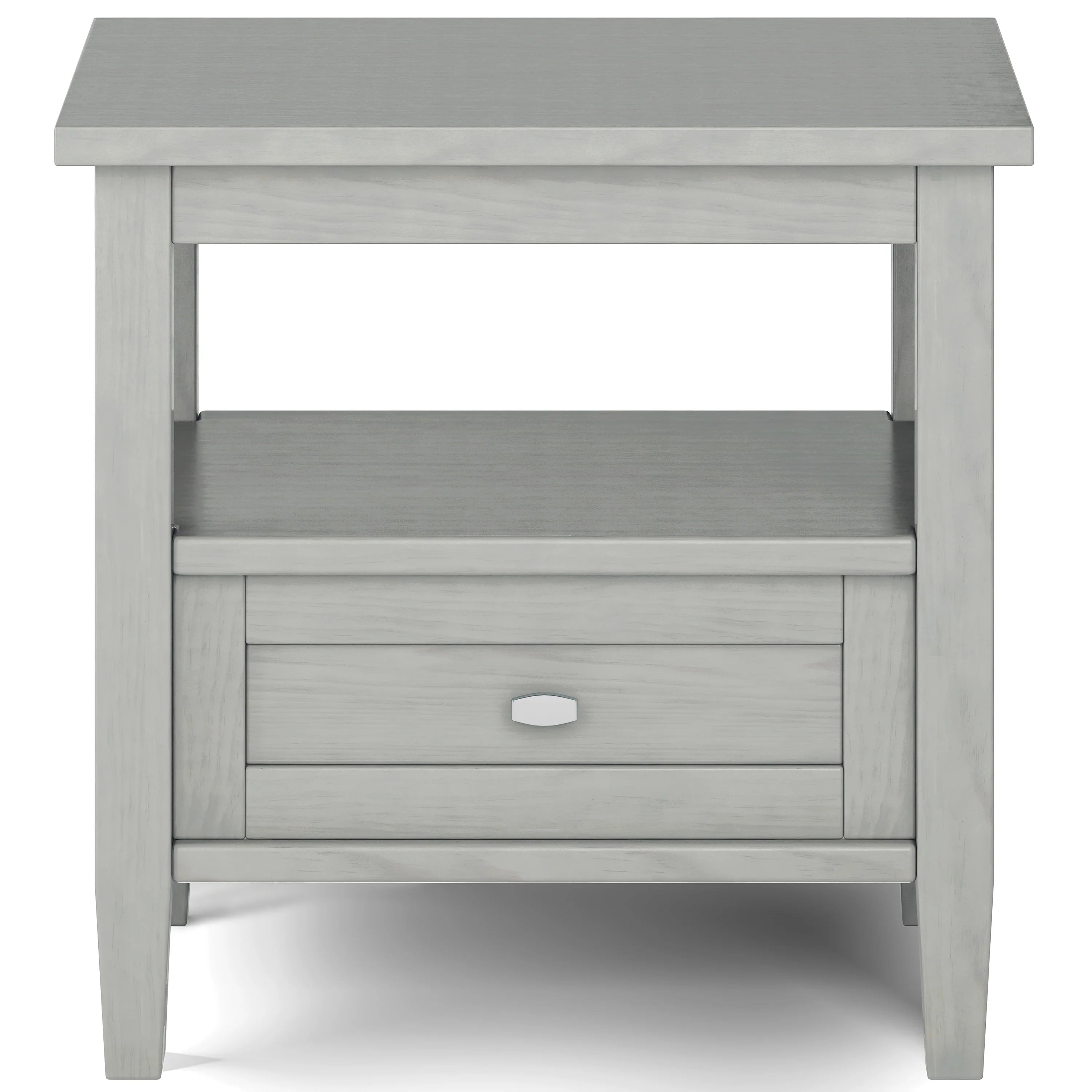 WYNDENHALL Norfolk SOLID WOOD 20 inch Wide Rectangle Transitional End Side Table - 20 inch Wide