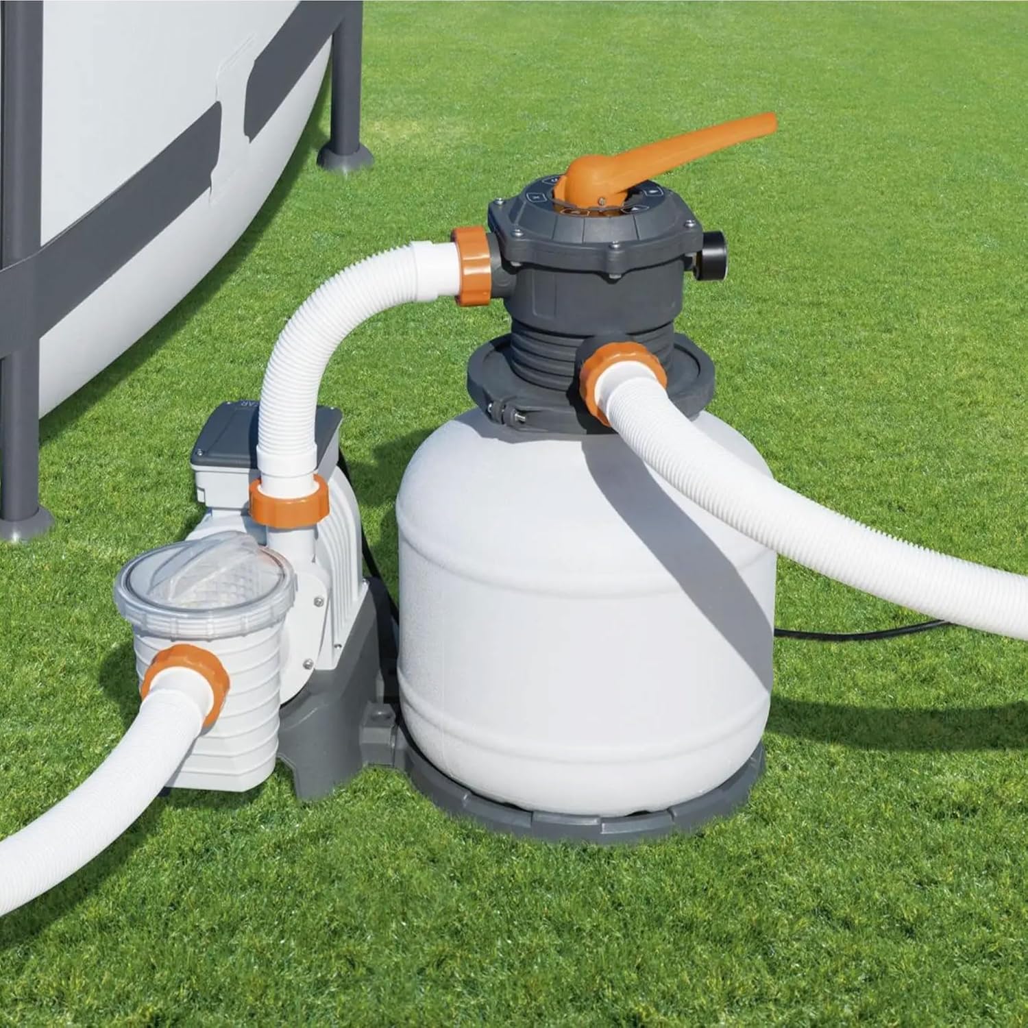 BESTWAY 2,200 Gallon Sand Filter Pump for Above Ground Pools