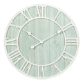 The Gray Barn Cocklebur Green-Blue Quartz Coastal Wall Clock