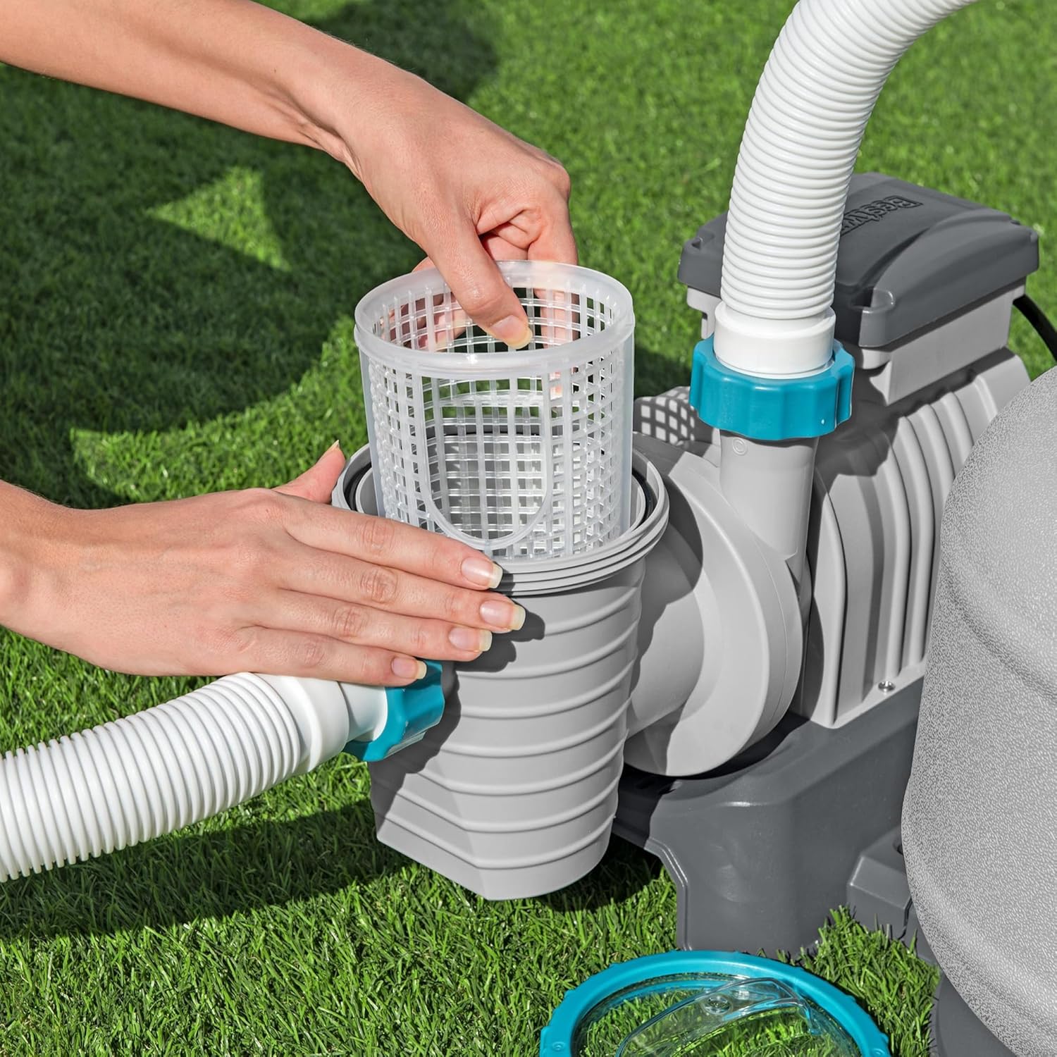 BESTWAY 2,200 Gallon Sand Filter Pump for Above Ground Pools