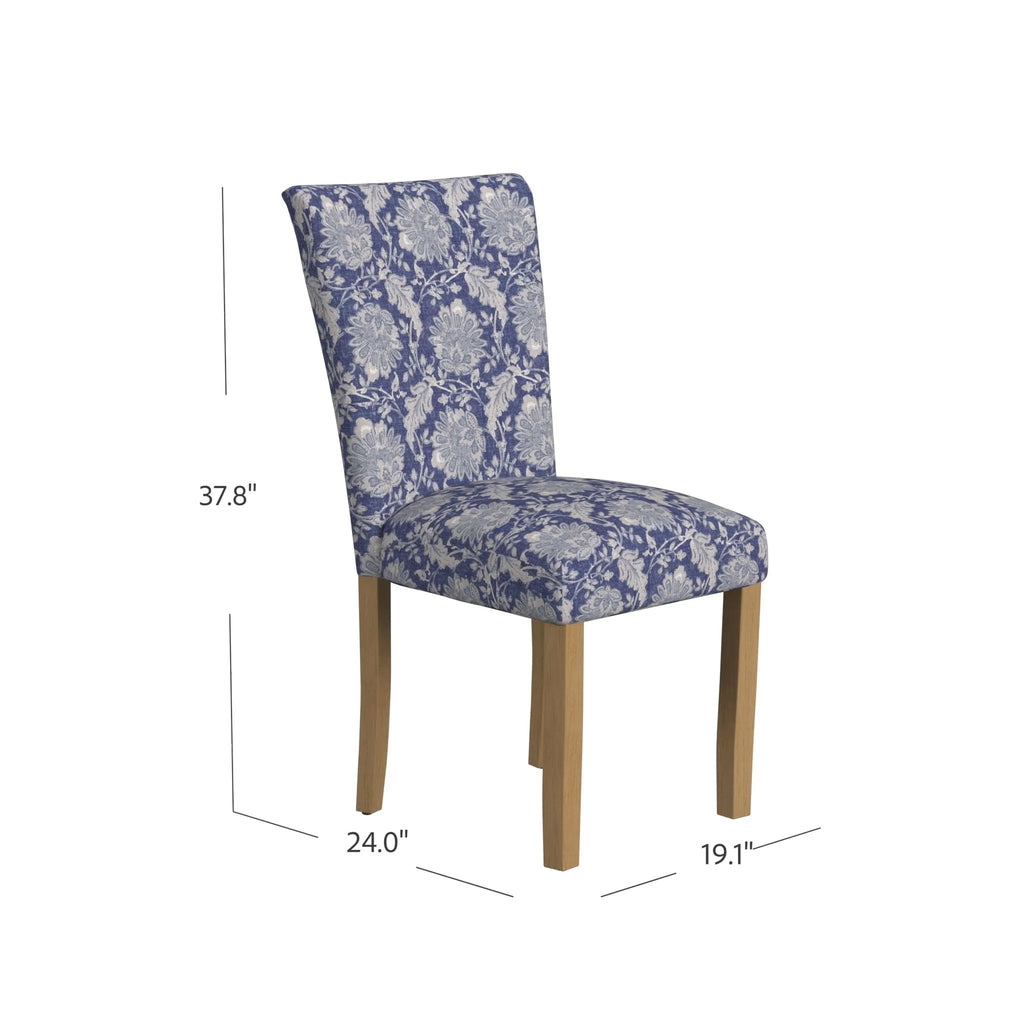 HomePop Classic Parsons Medallion Dining Chair (Set of 2)