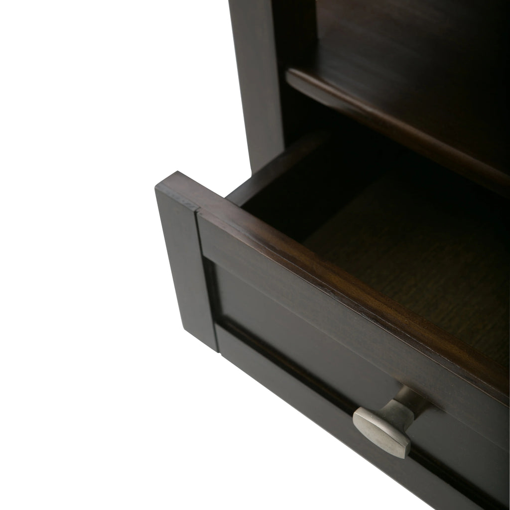 WYNDENHALL Norfolk SOLID WOOD 20 inch Wide Rectangle Transitional End Side Table - 20 inch Wide
