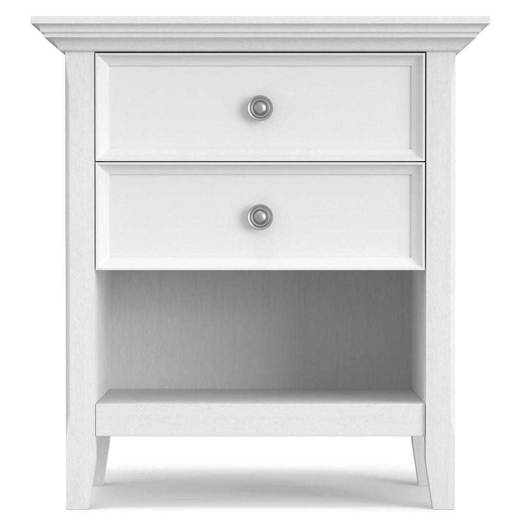 WYNDENHALL Halifax SOLID WOOD 24 inch Wide Bedside Nightstand Table