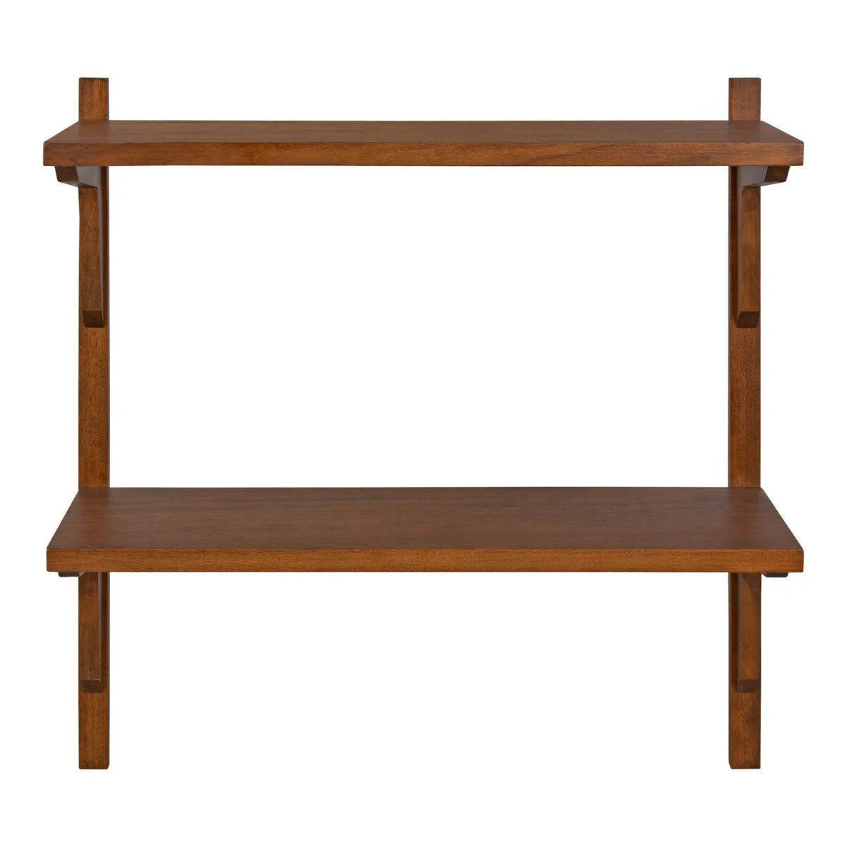 Kate and Laurel Meridien Mid-Century Wall Shelves - 24x8x24