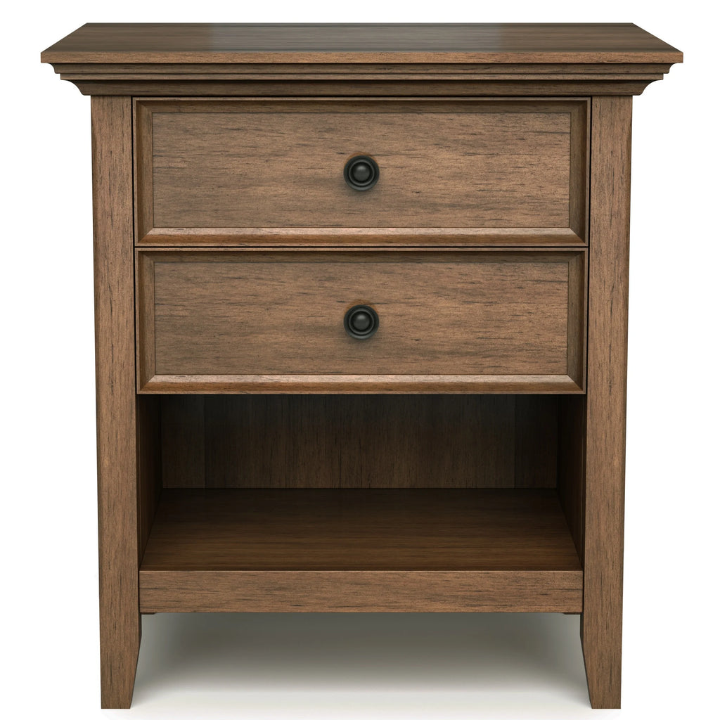 WYNDENHALL Halifax SOLID WOOD 24 inch Wide Bedside Nightstand Table