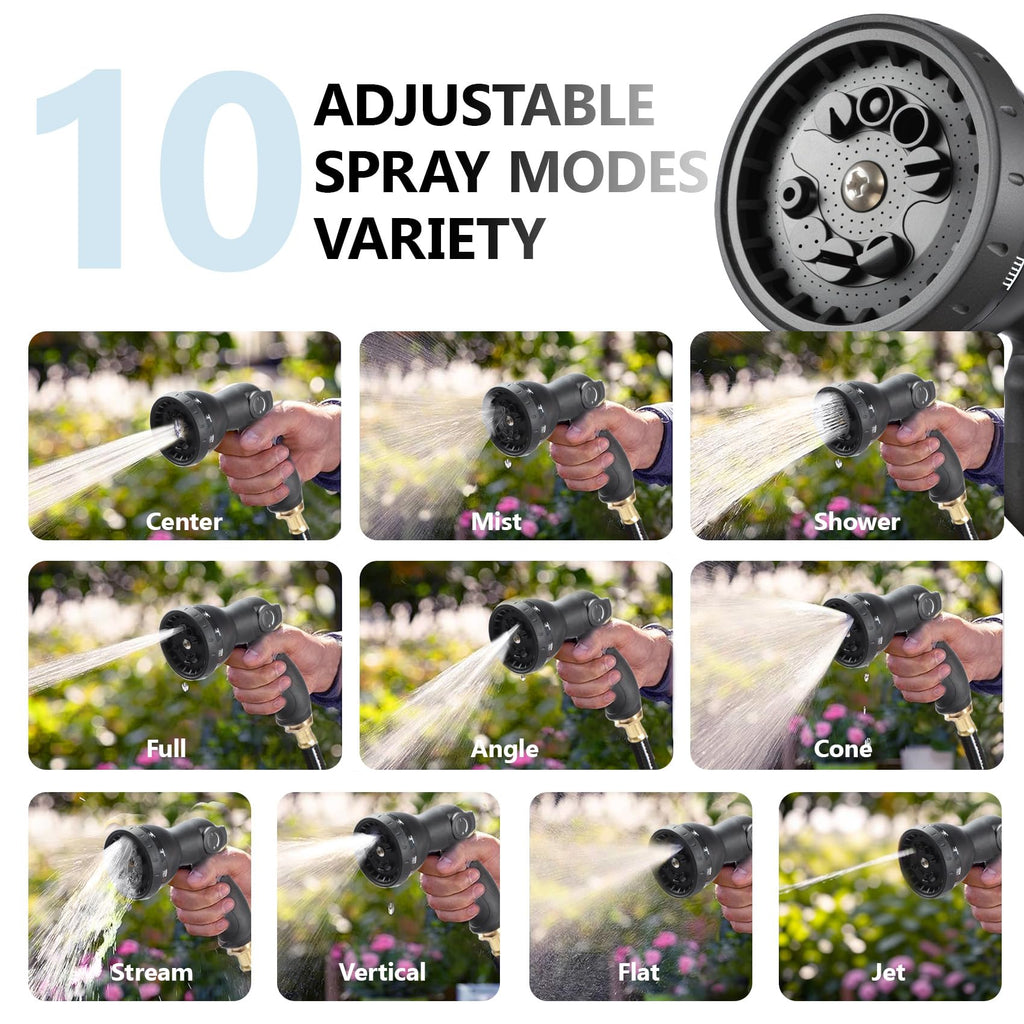 Hose Reel 1/2 in x 100 ft, 180�� Swivel Wall-Mounted Garden Hose Reel