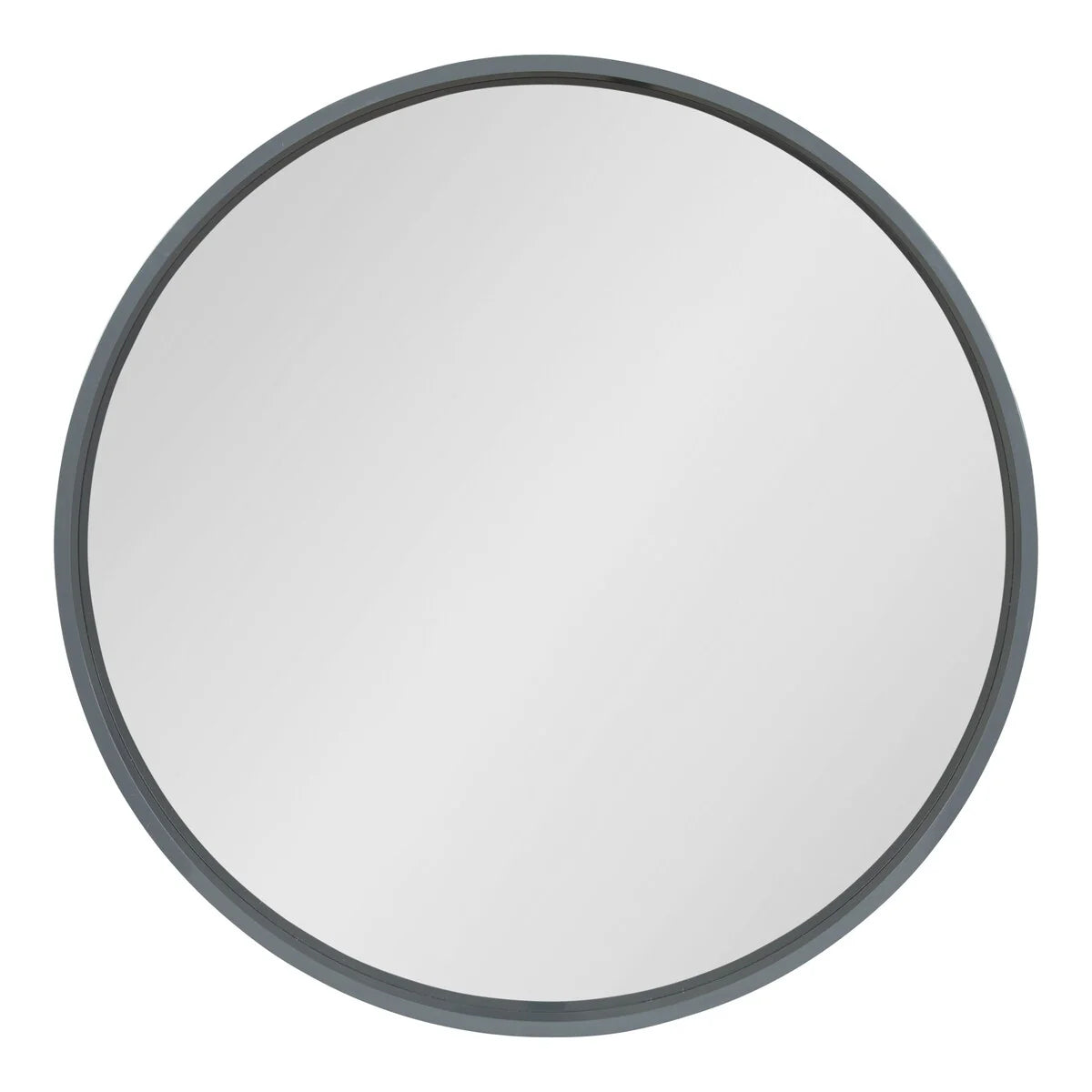 Kate and Laurel Travis Round Wood Accent Wall Mirror